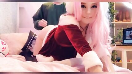 Первый секс на камеру с популярной красоткой Belle Delphine