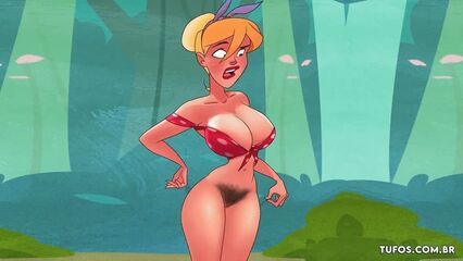 Мультфильм Деревенские жители — Рубка кустов [Rus]