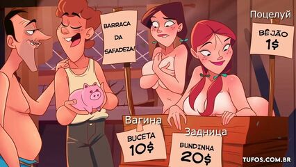 Мультфильм Деревенские жители — Будка поцелуев [Rus]