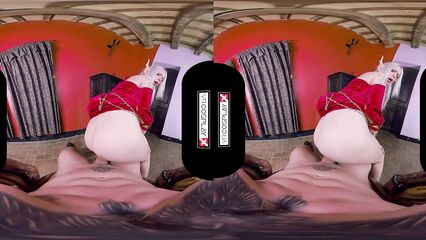 Виртуальное VR порно со сказочной блондинкой эльфом