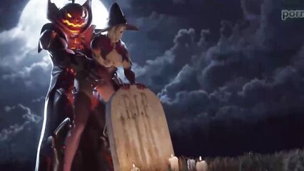 Страшное чудовище на каждый Хэллоуин выходит на волю