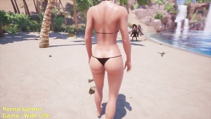 Отрывок из порно игры Wild Life: Секс с минотавром